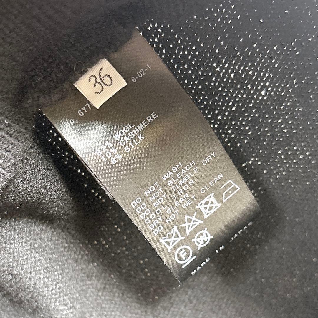 ドゥーズィーエムクラス　24AW OLBIA スリット スカート　黒　３６