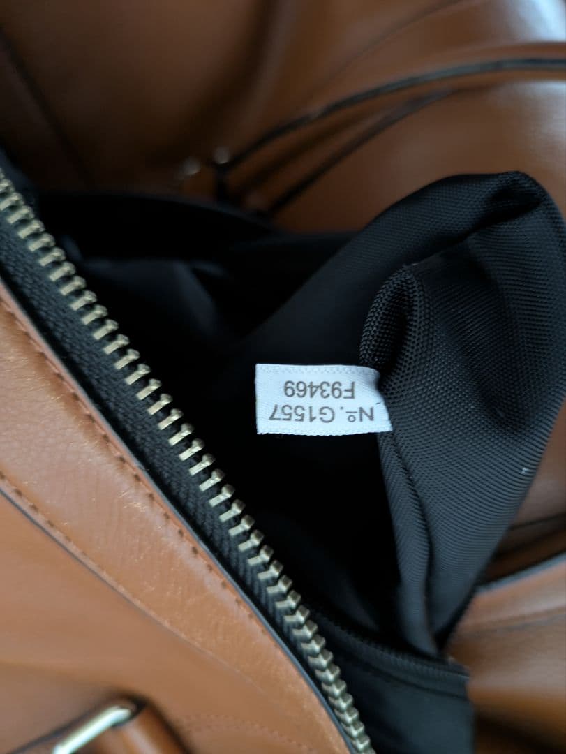 【美品】COACH ブラウンレザー ボストンバッグ