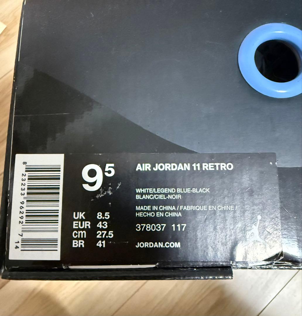 靴 NIKE AIR JORDAN 11 RETRO \"LEGEND BLUE\"