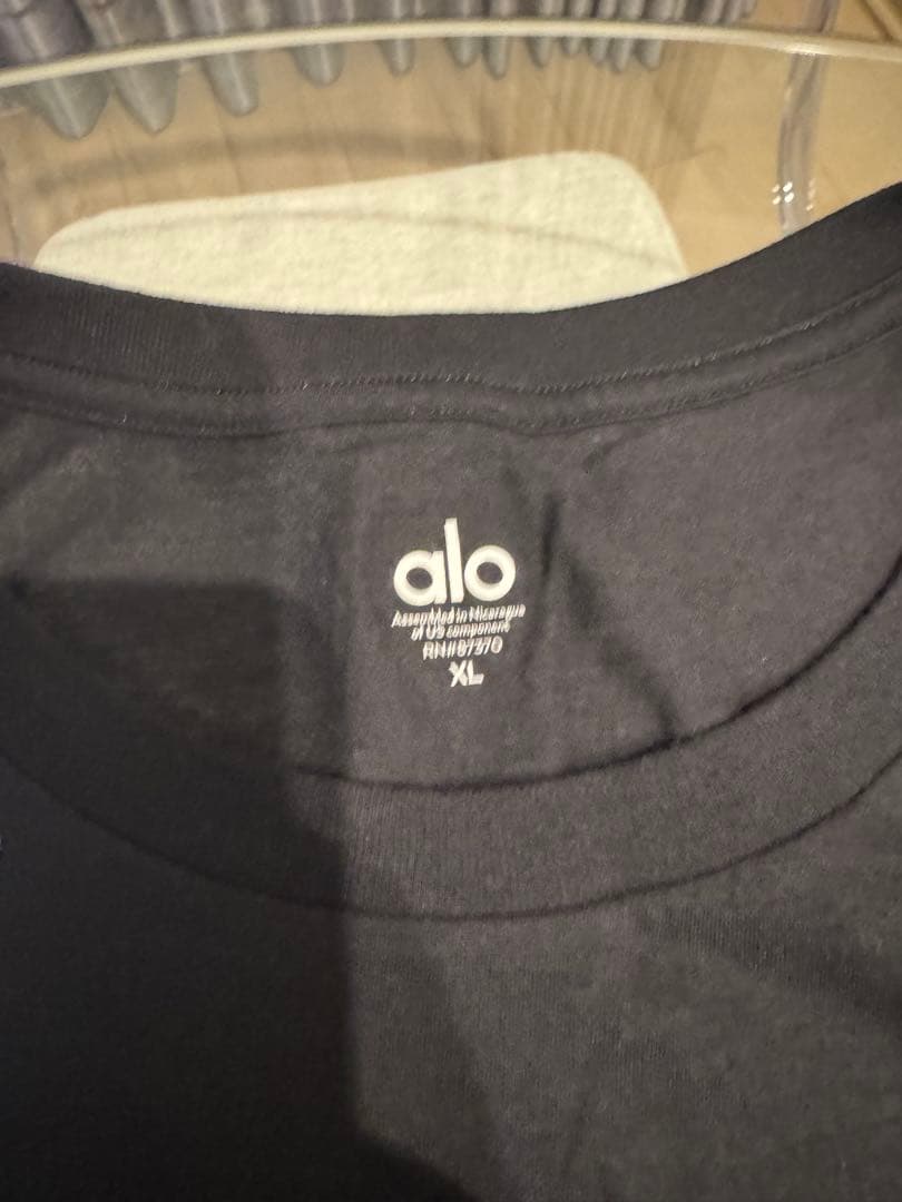 希少⚫︎日本未発売⚫︎未使用⚫︎alo⚫︎タンクトップ⚫︎黒⚫︎XL