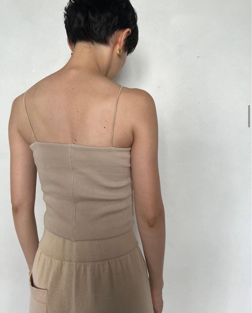 MUUET SARASHI キャミソール カップ付き