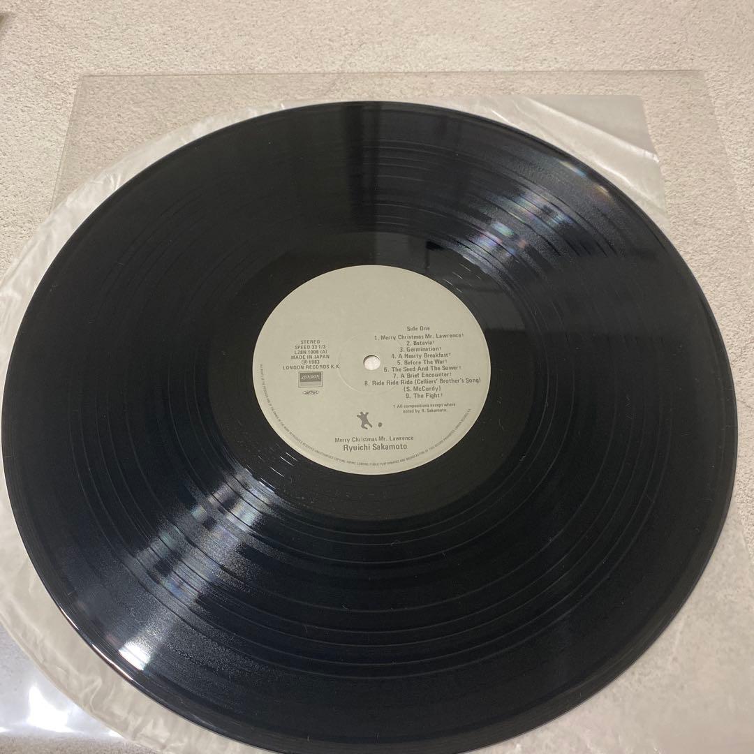 坂本龍一／戦場のメリークリスマス　レコード　帯付き