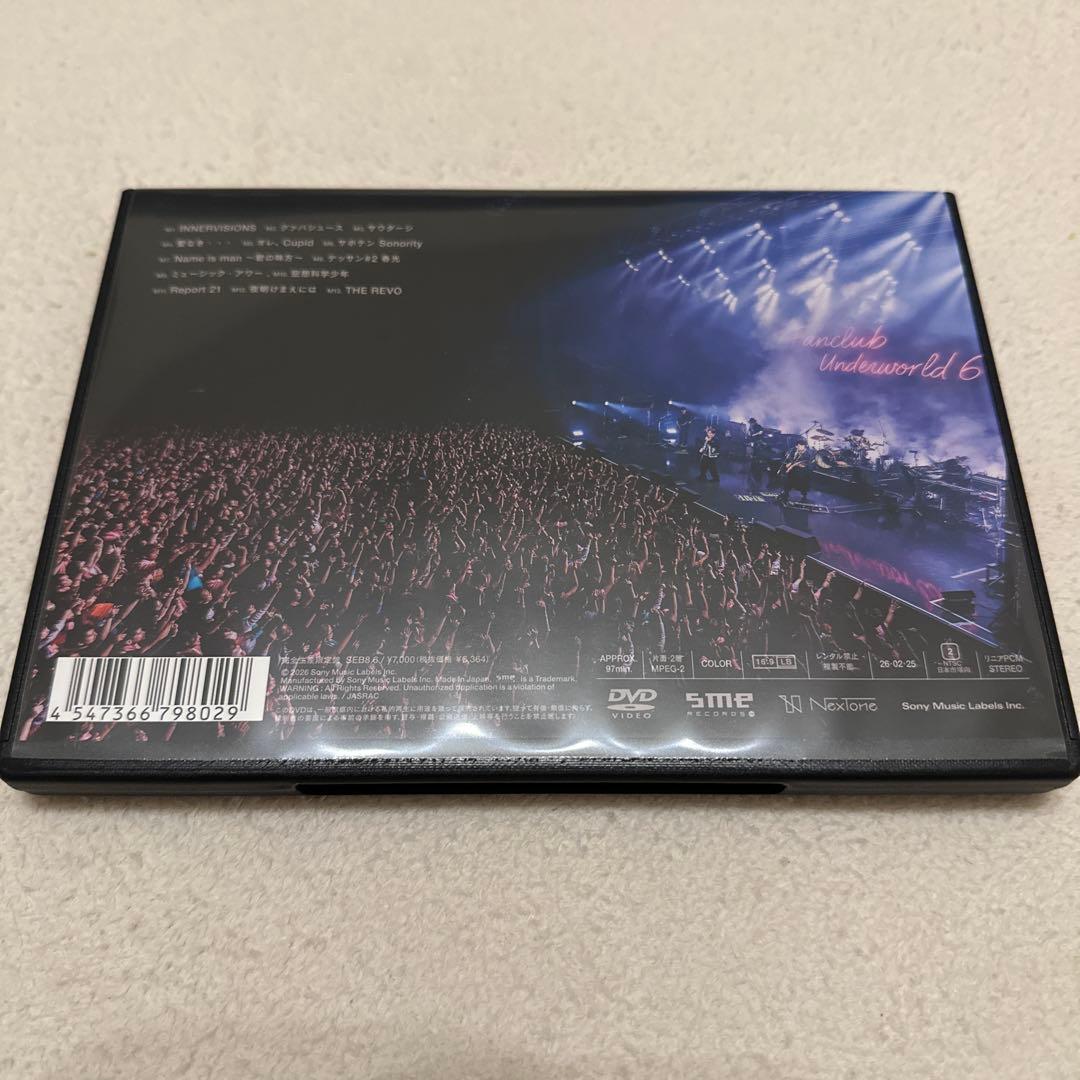 ポルノグラフィティ FANCLUB UNDERWORLD 6 DVD