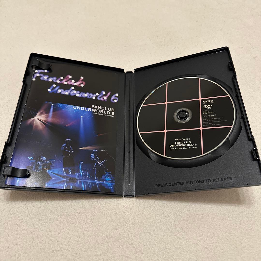 ポルノグラフィティ FANCLUB UNDERWORLD 6 DVD