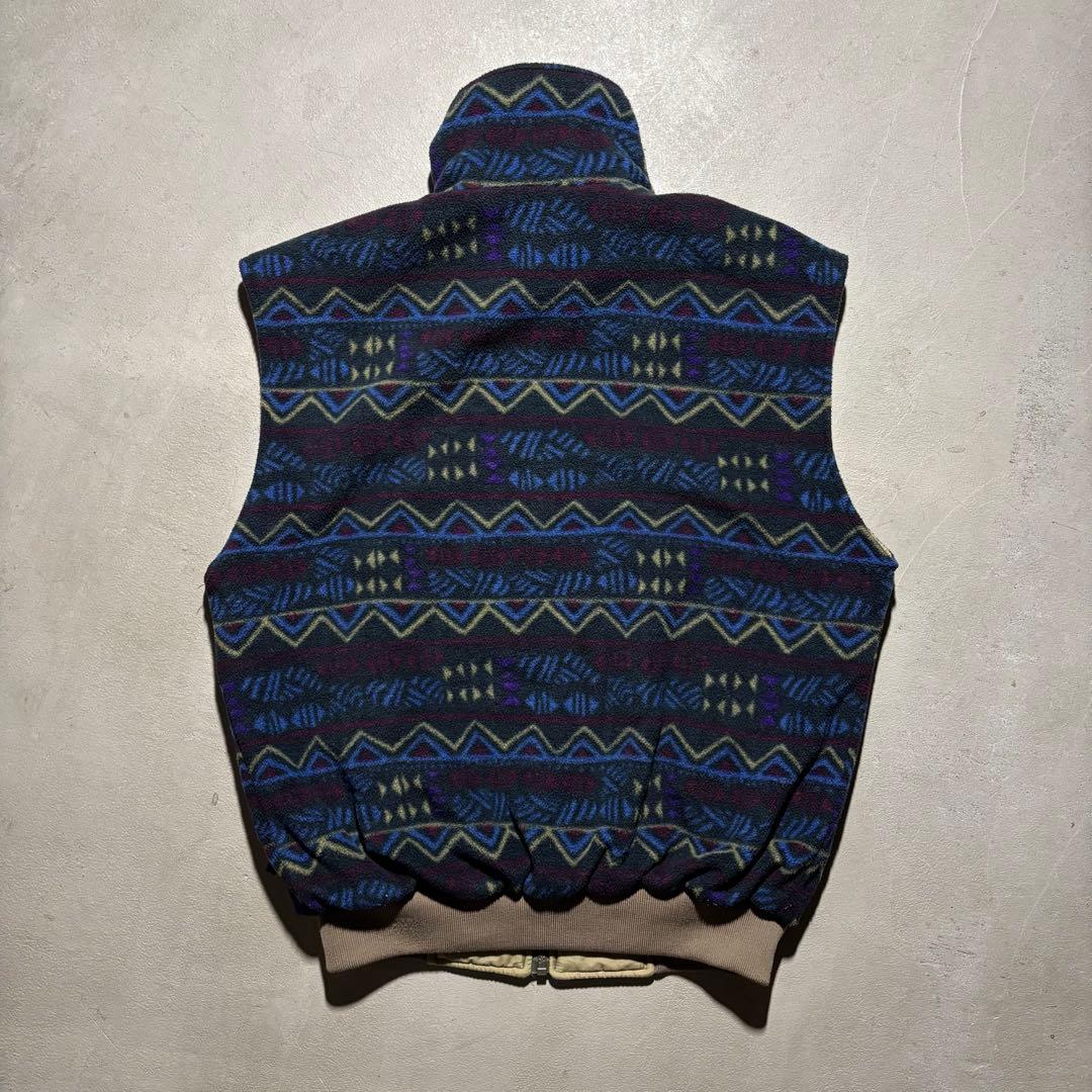 90s Columbia リバーシブル ナイロン×フリースベスト ヴィンテージ