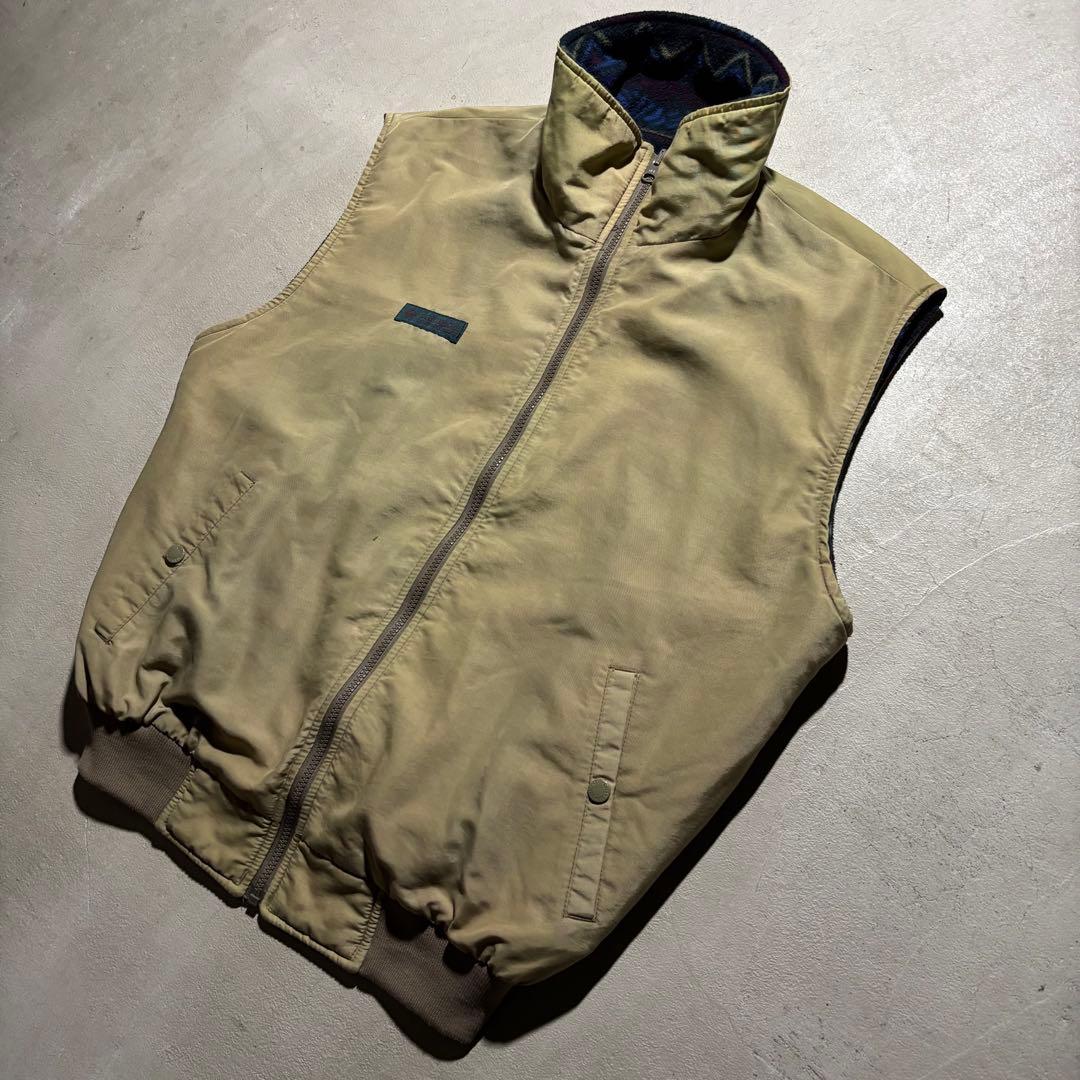 90s Columbia リバーシブル ナイロン×フリースベスト ヴィンテージ