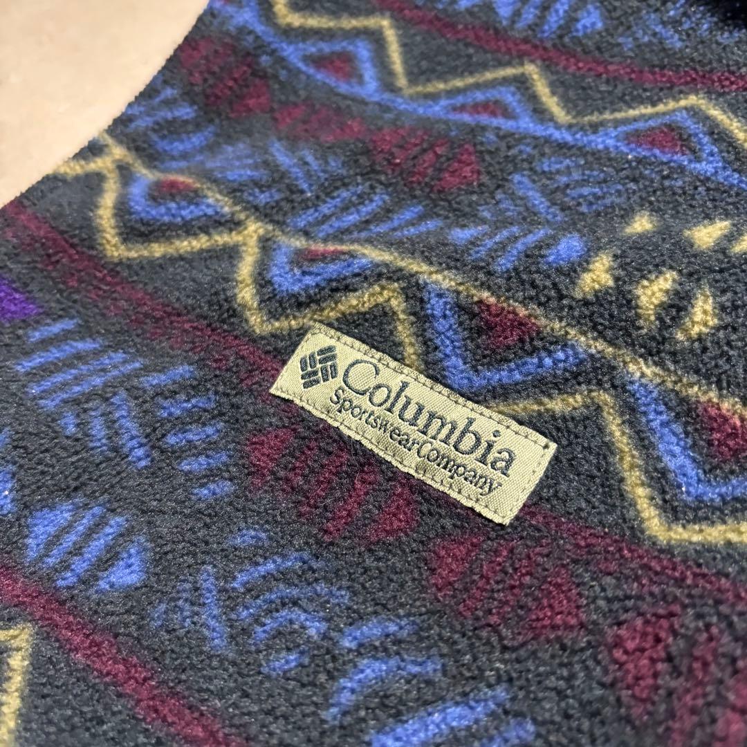 90s Columbia リバーシブル ナイロン×フリースベスト ヴィンテージ