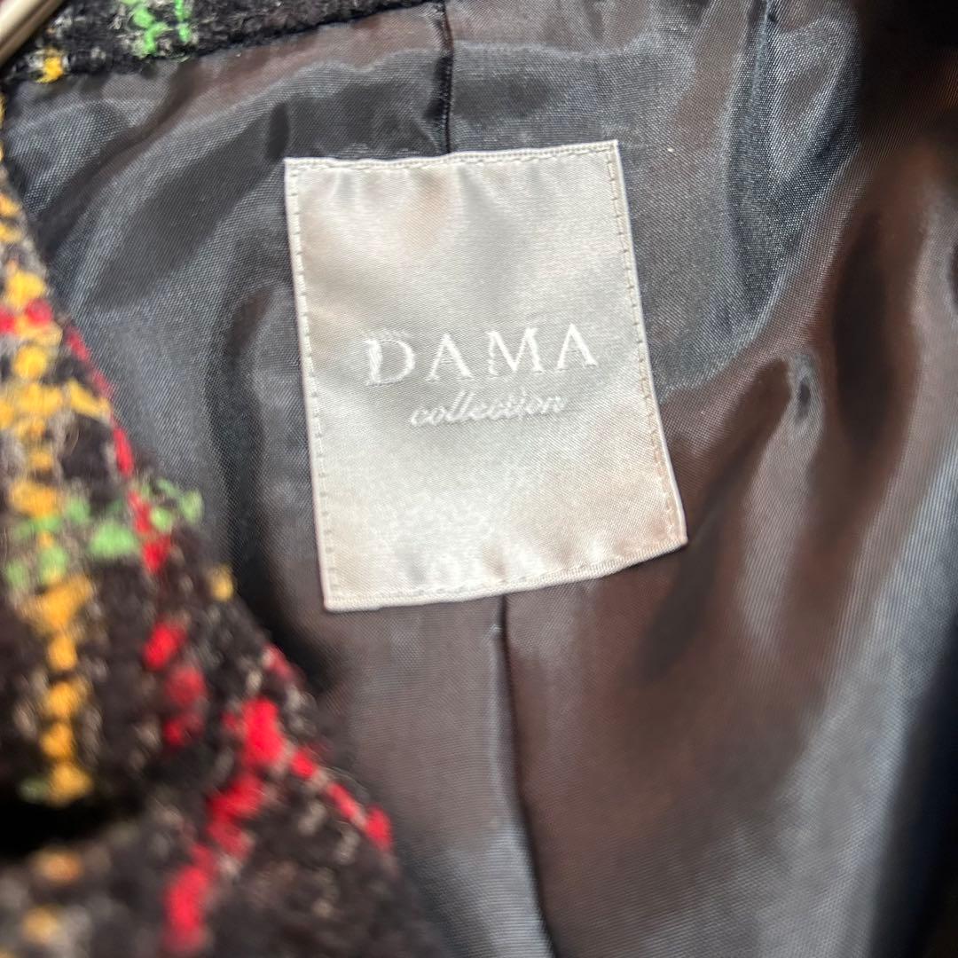 【DAMA collection】ウールトレンチコート　チェック柄　11AR