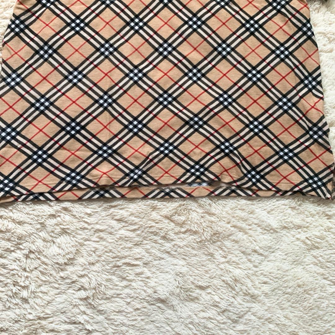 【美品】バーバリー ロンドン ノバチェック ポロシャツ ボタンシャツ F