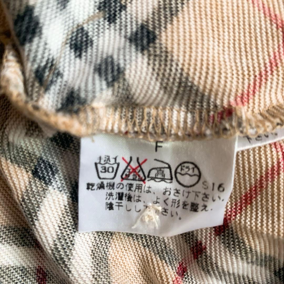 【美品】バーバリー ロンドン ノバチェック ポロシャツ ボタンシャツ F