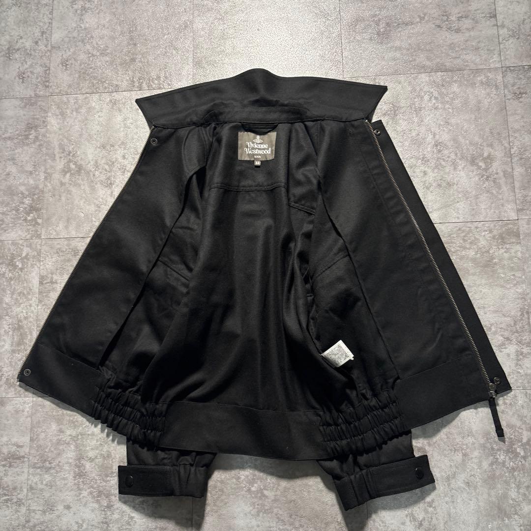 極美品　Vivienne LILY ボンバージャケット　A-2 短丈　ブラック