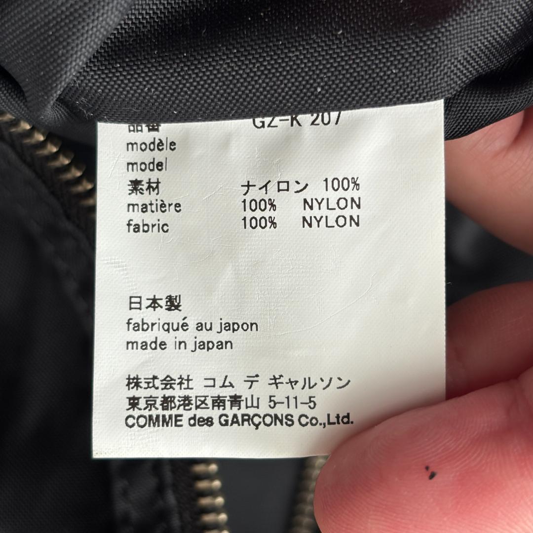 美品 コムデギャルソン ナイロンボストンバッグ ブラック GZ-K207