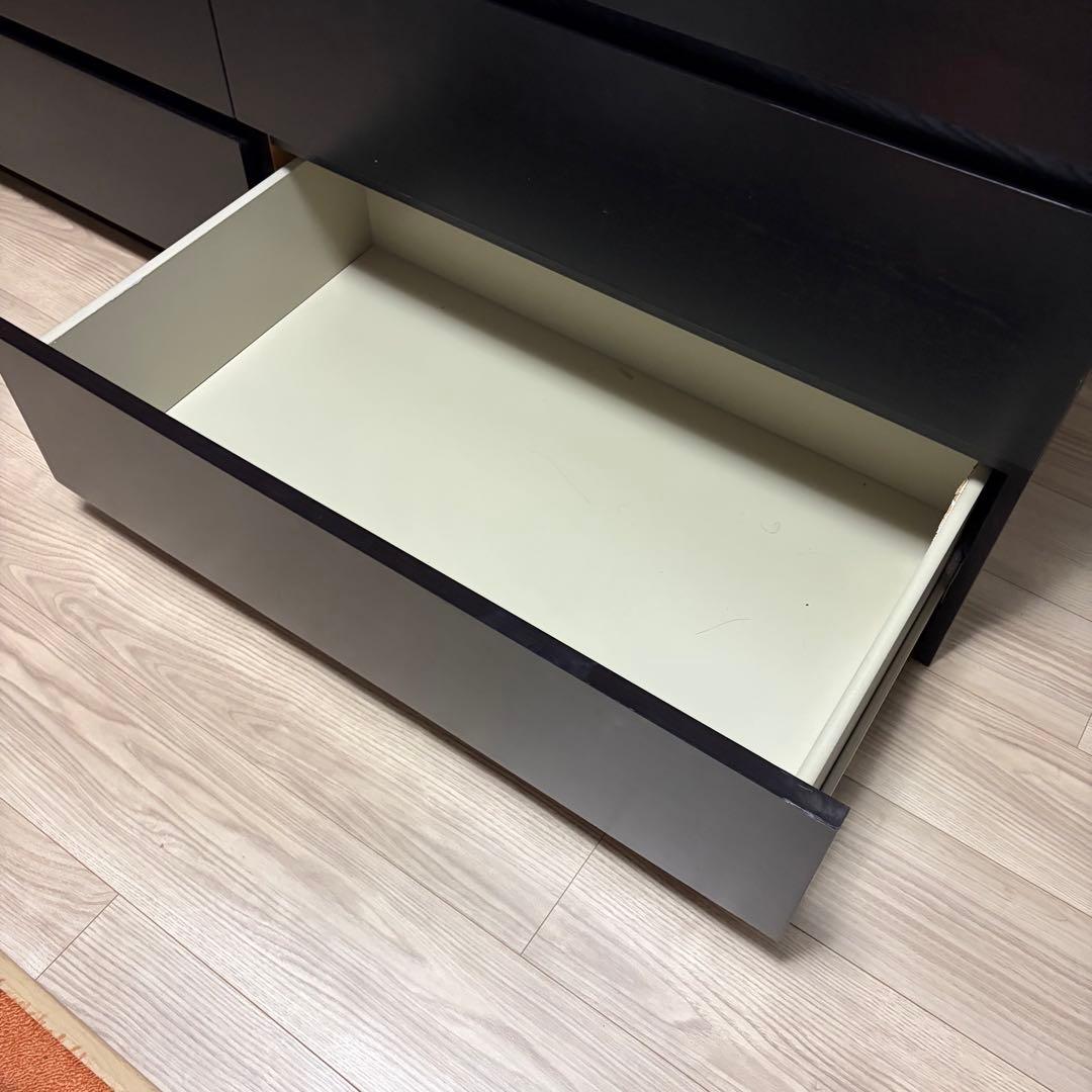 IKEA チェスト・タンス 160x78cm MALM マルム ブラック