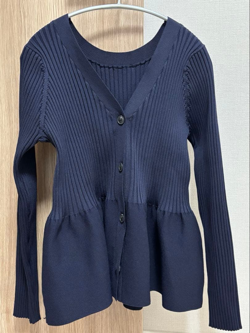 【美品】GALLARDAGALANTE ペプラム2WAYカーデ