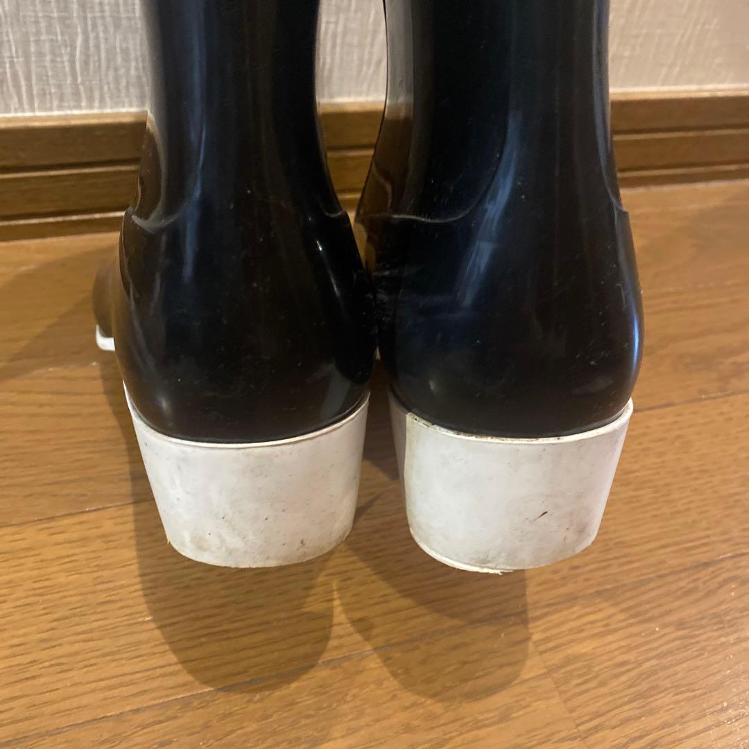 CHANEL シャネル　黒　レインブーツ　長靴　37