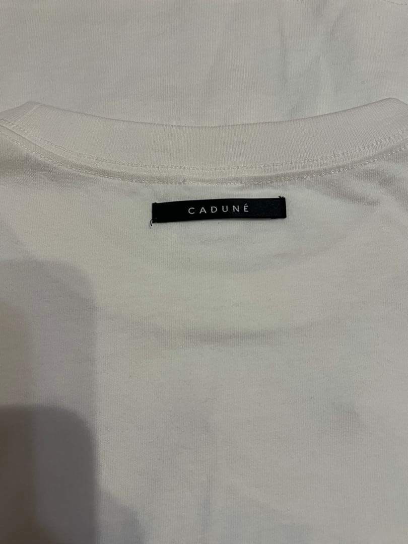 CADUNE ミッキーパール付きTシャツ