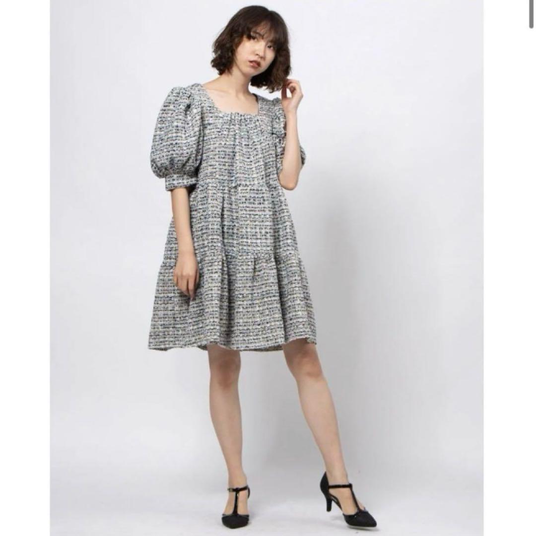 Sister Jane シスタージェーン ツイードワンピース