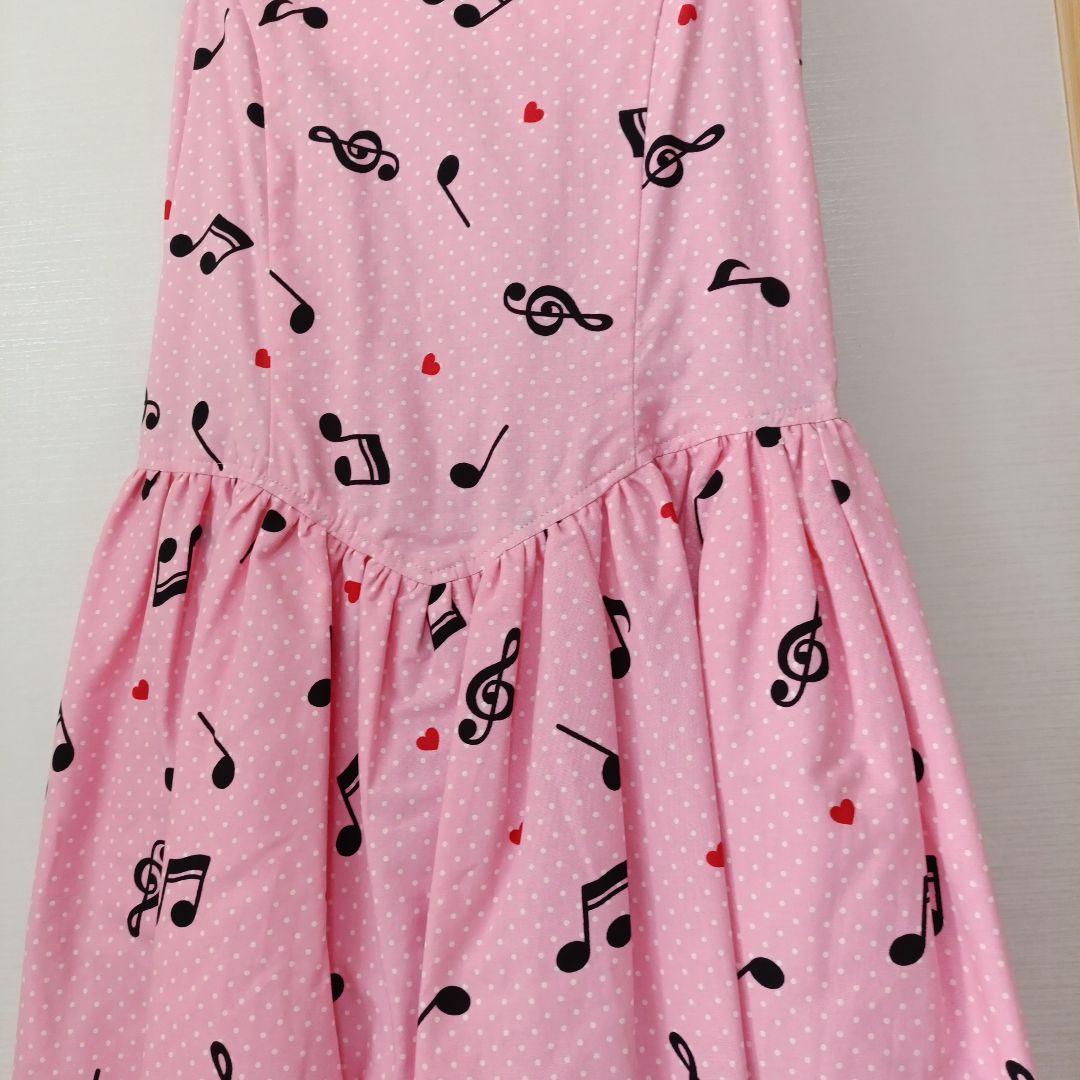RT　ハートE 音符柄ジャンパースカート　新品　未使用品