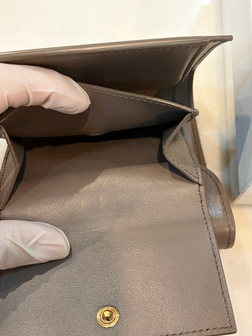 セリーヌ CELINE トリオンフ コンパクト ウォレット 三つ折り 財布