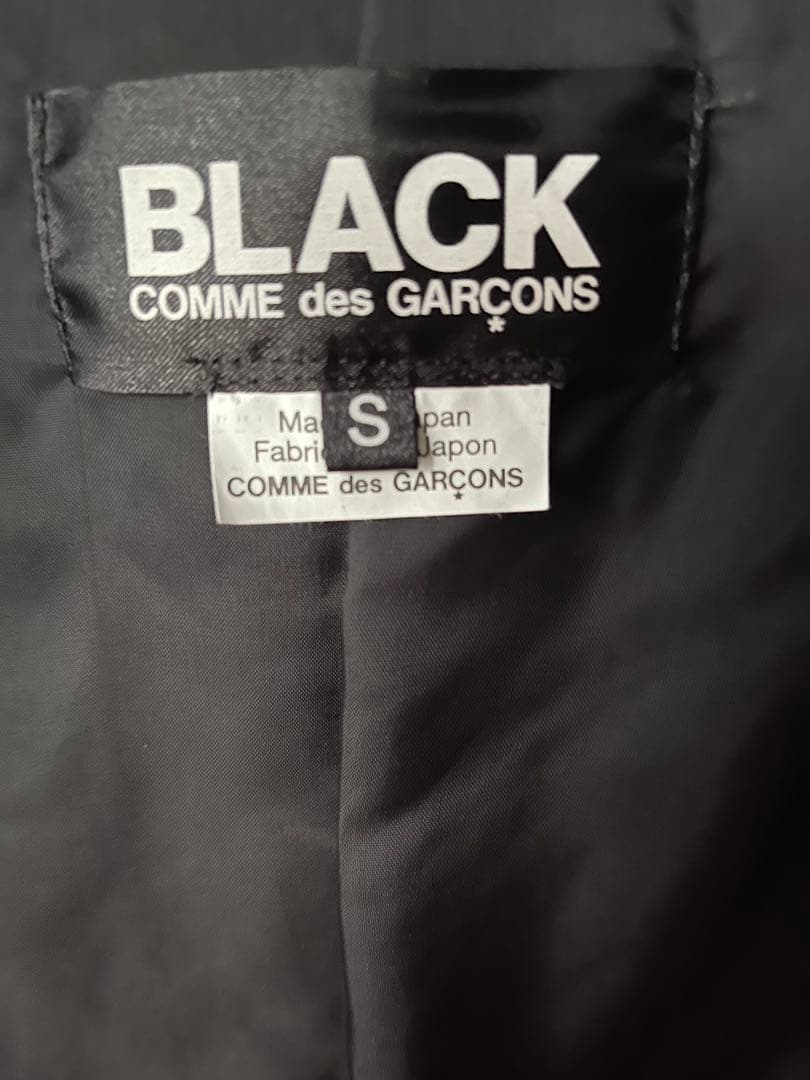 BLACK COMME des GARÇONS ロングコート S ブラック