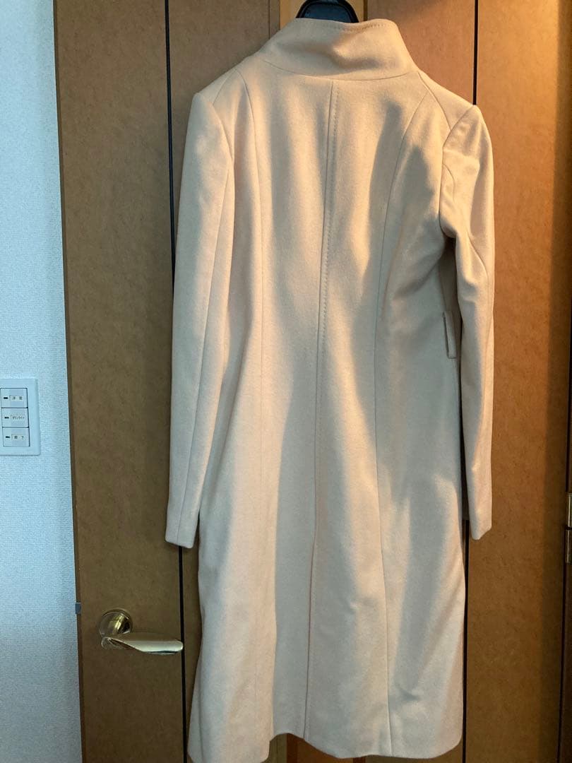 【新品】INDIVIカシミヤ入りウールロングコート
