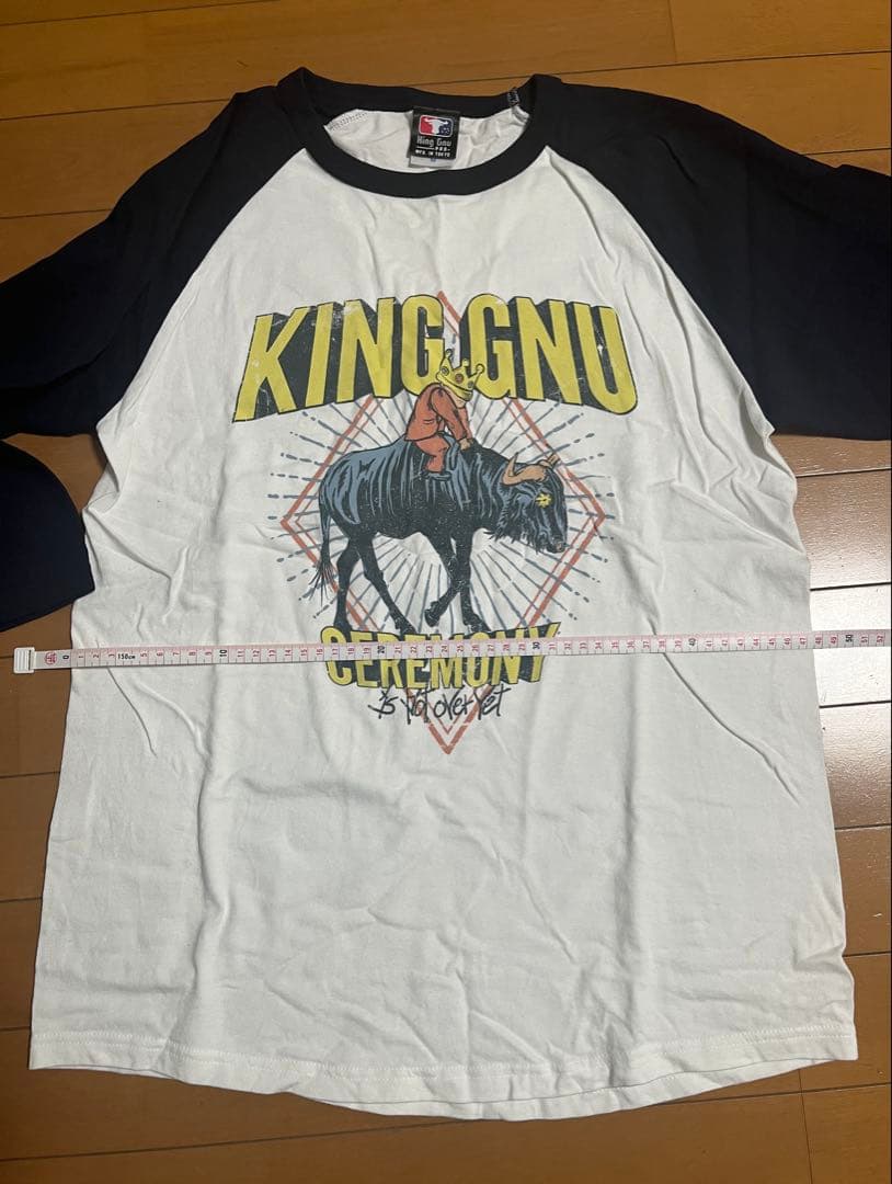 King Gnu CEREMONY ラグランTシャツ　　　　Mサイズ