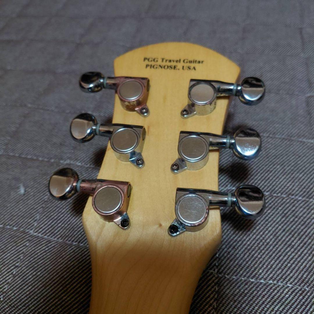 Pignose サンバーストアンプ内蔵トラベルギター 22フレット