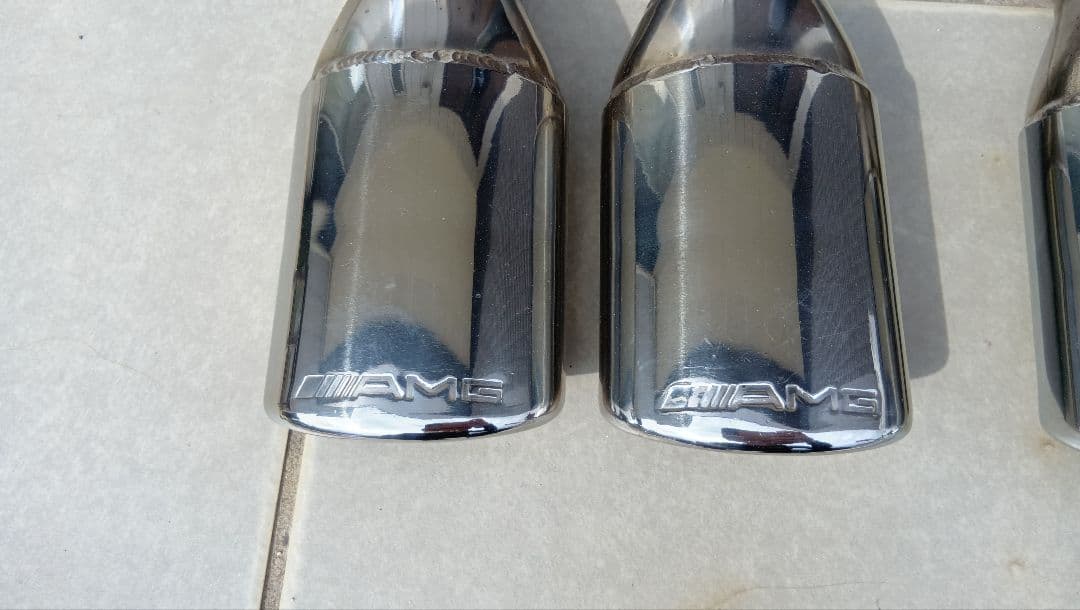 AMG マフラー テールピース 2本セット
