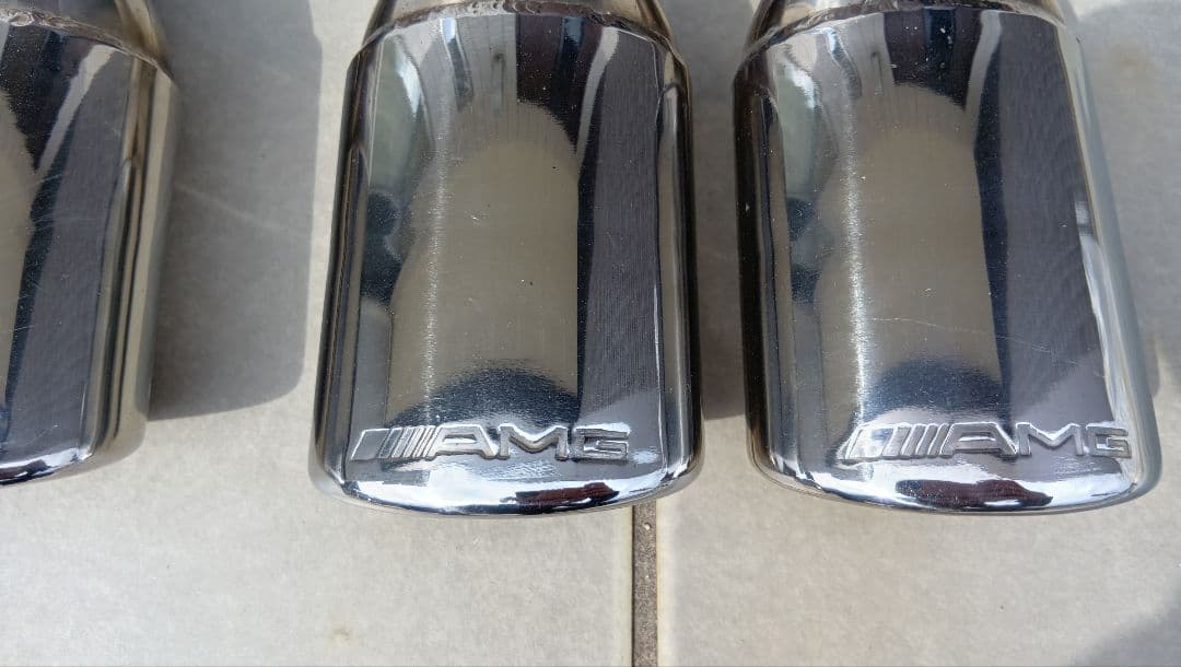 AMG マフラー テールピース 2本セット