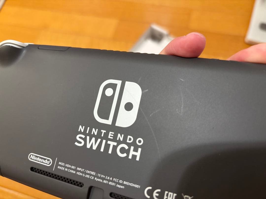 Nintendo Switch Lite グレー 本体 箱、ACアダプター付き