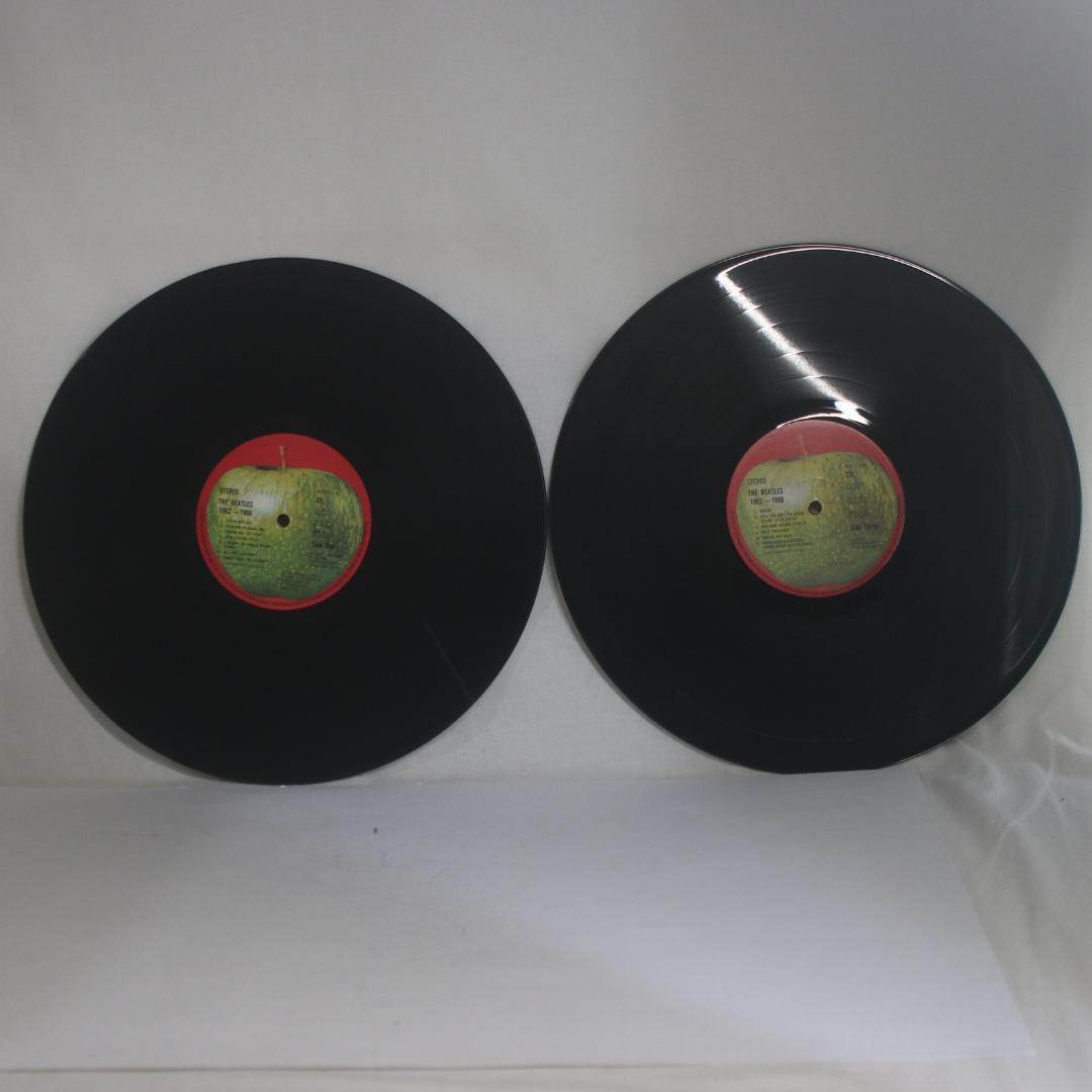 英LP The Beatles 1962-1966 UK 赤盤 ステレオ キズ有