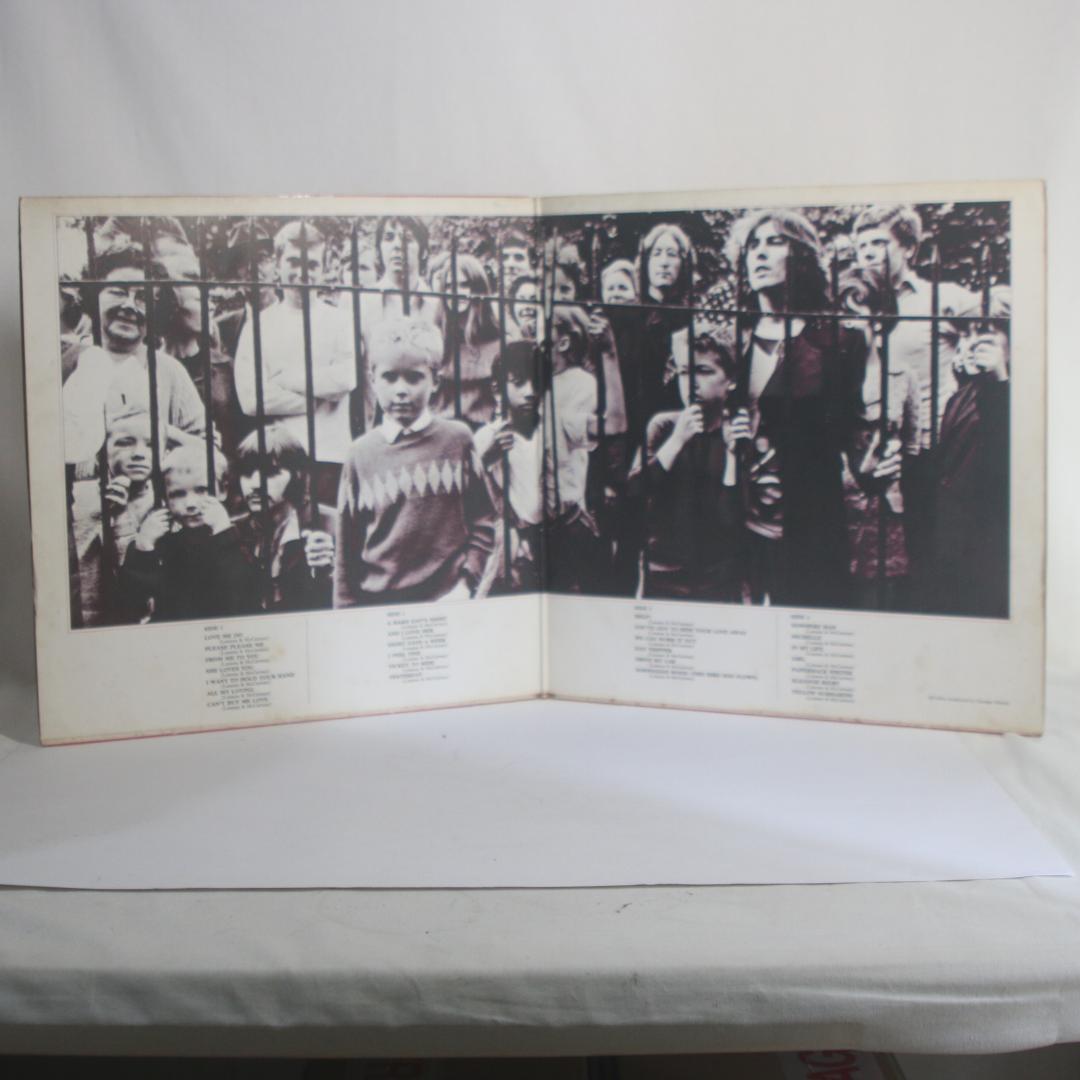 英LP The Beatles 1962-1966 UK 赤盤 ステレオ キズ有