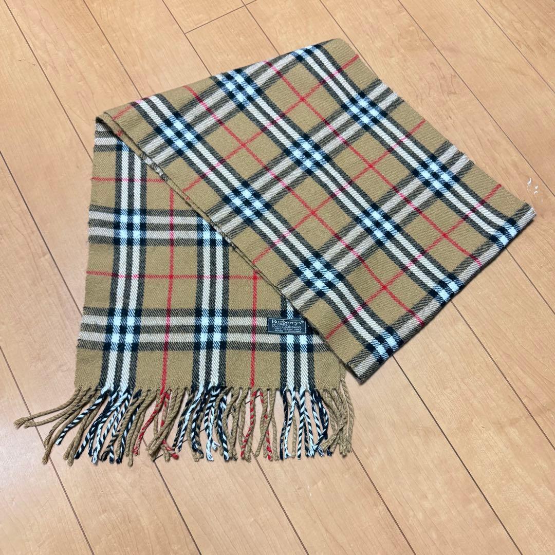 BURBERRY バーバリー ノバチェック マフラー ラムウール