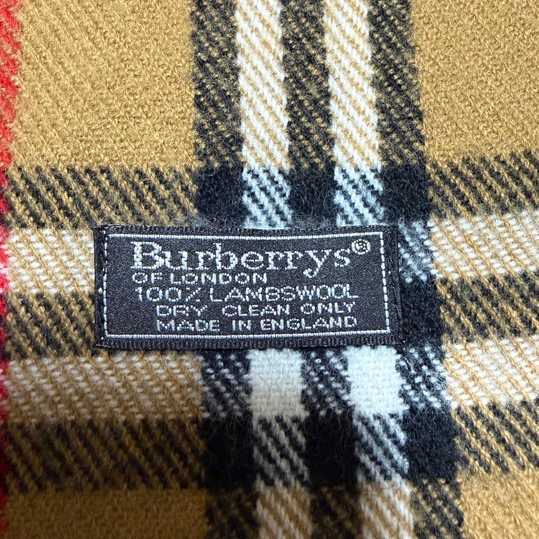 BURBERRY バーバリー ノバチェック マフラー ラムウール
