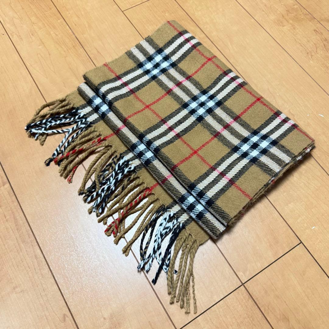 BURBERRY バーバリー ノバチェック マフラー ラムウール