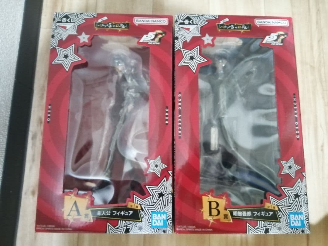 ペルソナ一番くじ　A賞　主人公　B賞　明智　フィギュア