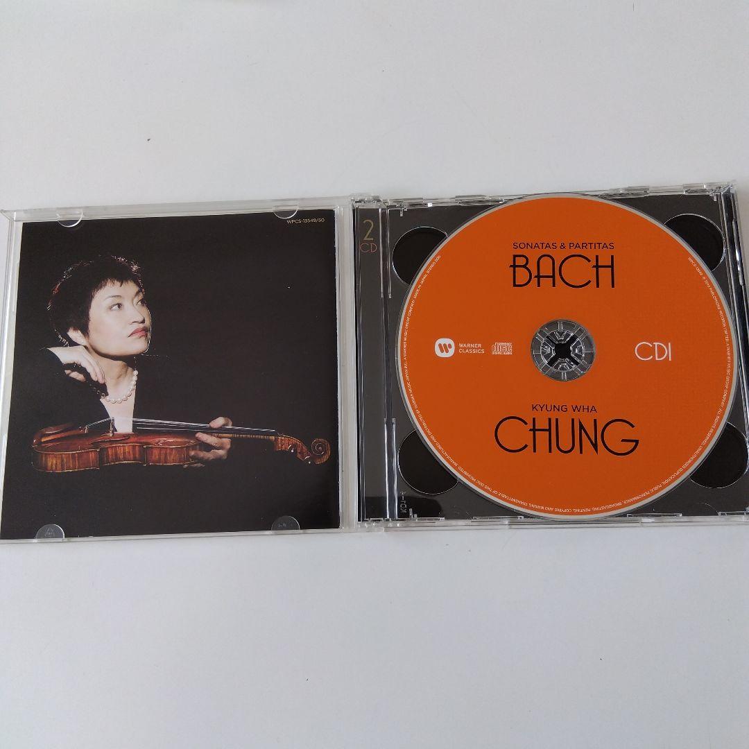 【サイン入り】バッハ:無伴奏Vnソナタとパルティータ(全曲) チョン・キョンファ