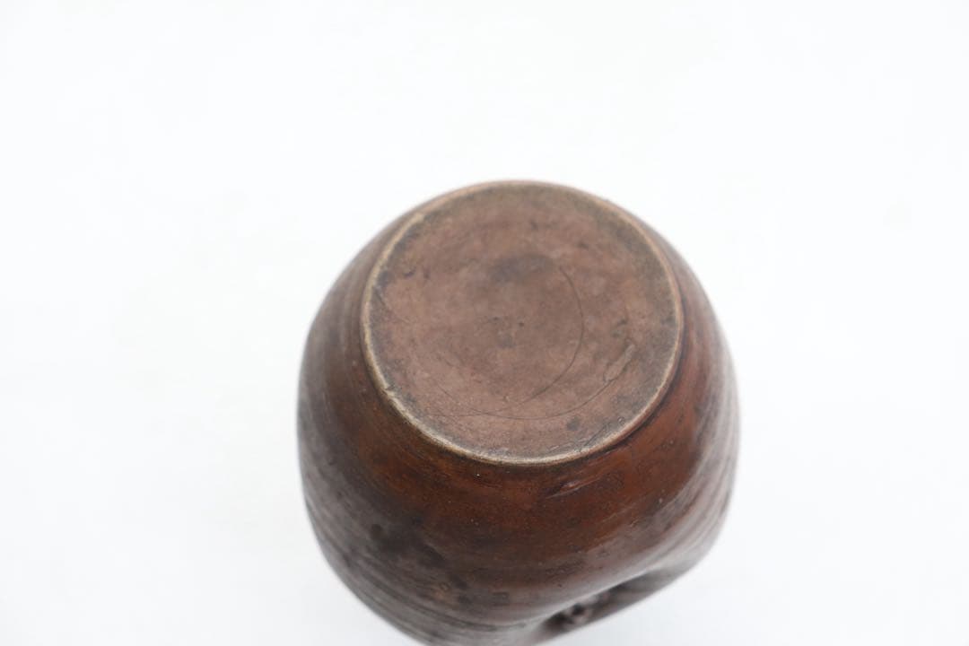 古備前　芋徳利　大黒天　花入　送料込み251020