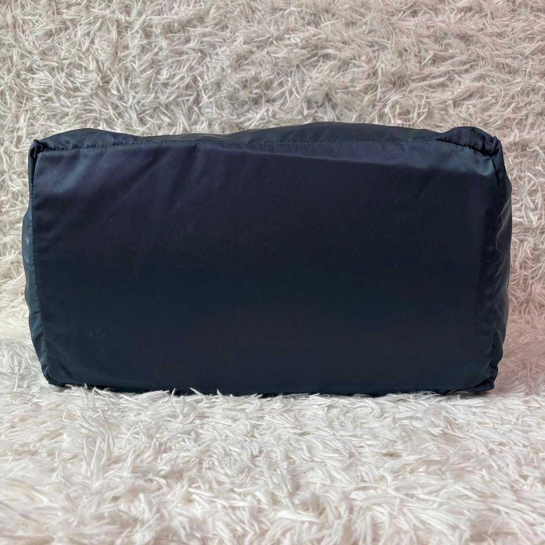 極美品/別売の底板付✨フェリージ ボストンバッグ 2way 大容量 P4 青