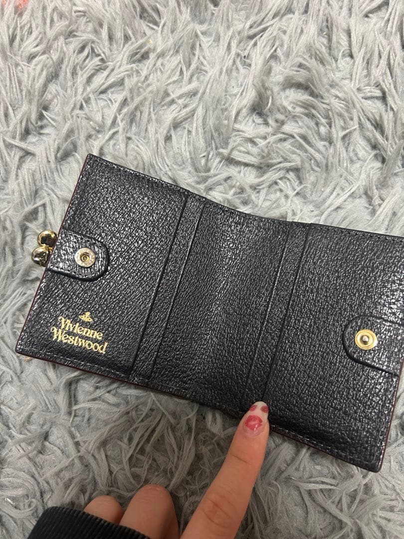 Vivienne Westwood 二つ折り財布 ブラック　財布　がま口