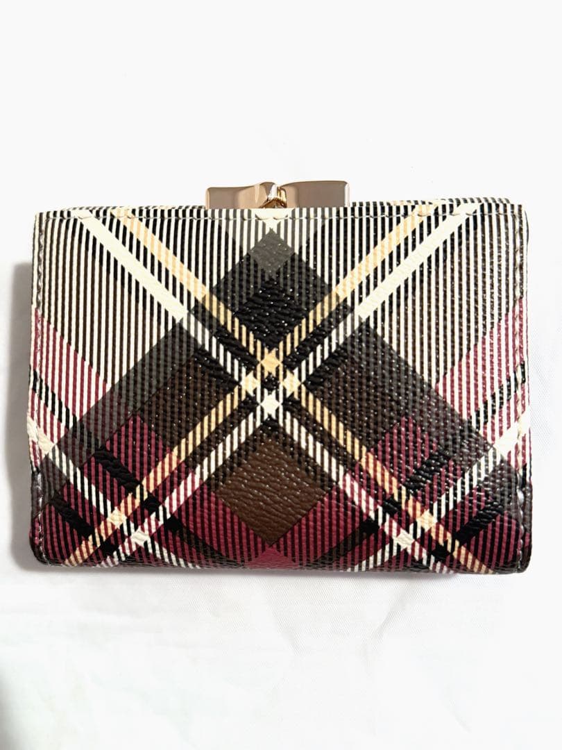 【新品未使用】Vivienne Westwood 三つ折り財布 チェック 大人気