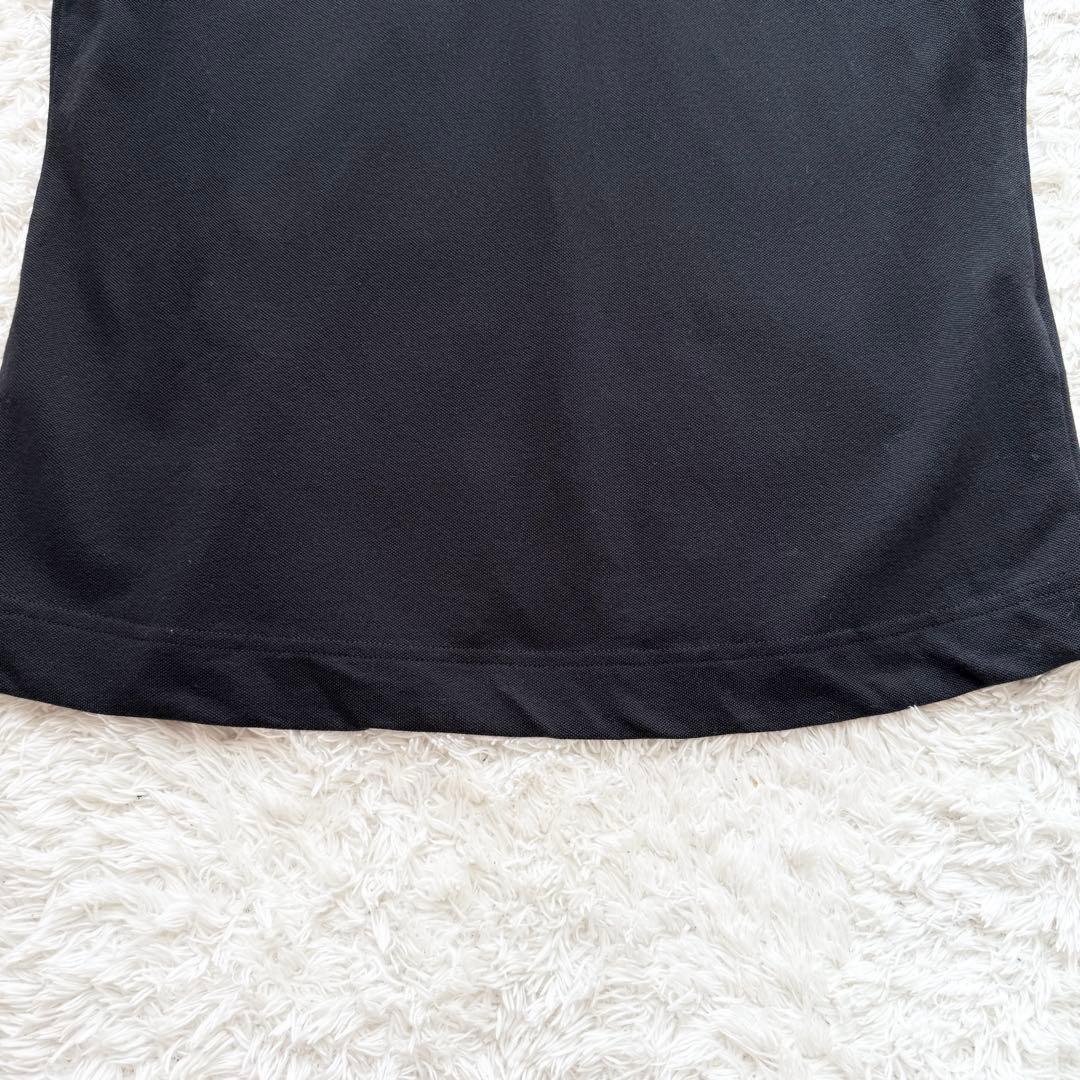 Burberry チェック襟 ポロシャツ XL 大きいサイズ　黒