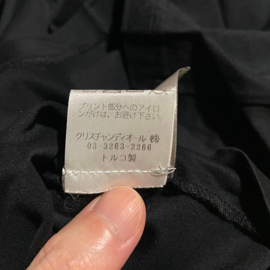 Dior homme ブラック Tシャツ グラフィックプリント ディオールオム