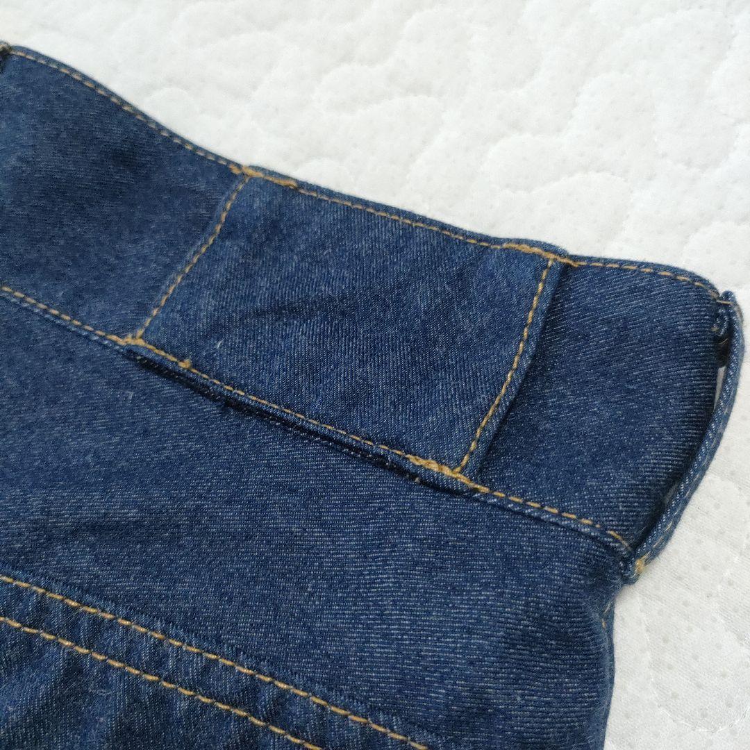美品✨THE RERACS　ハイウエストタックワイドパンツ　インディゴ　38