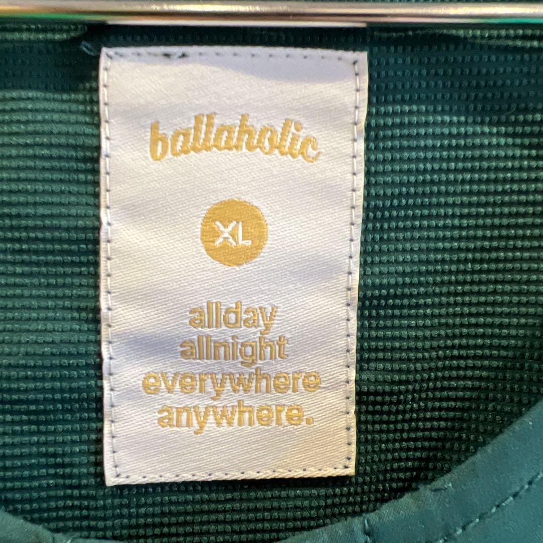 \"ballahollic X W-BASE\"Wネームベースボールシャツ XL