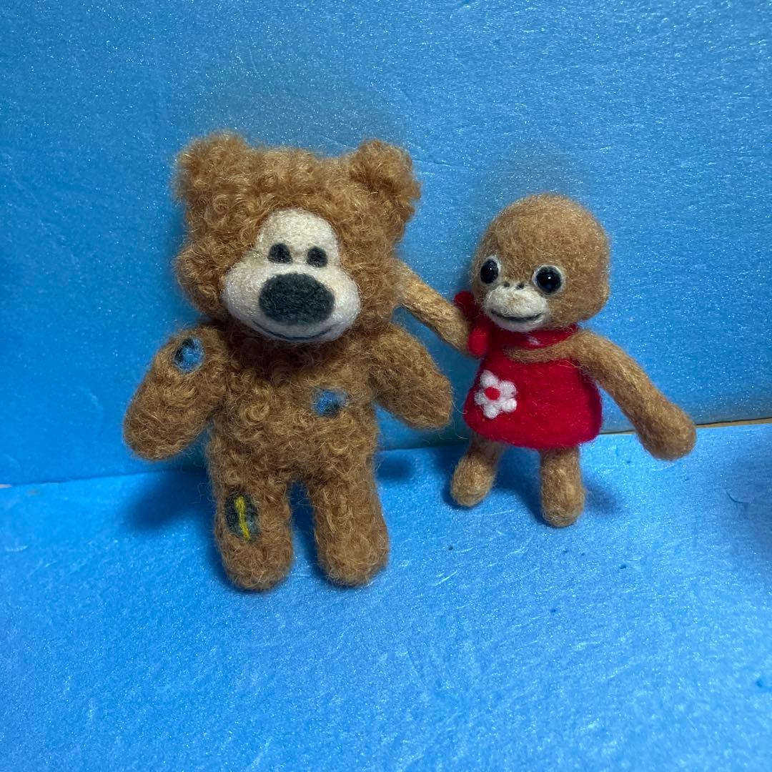 羊毛フェルトトイプードル　マルプー