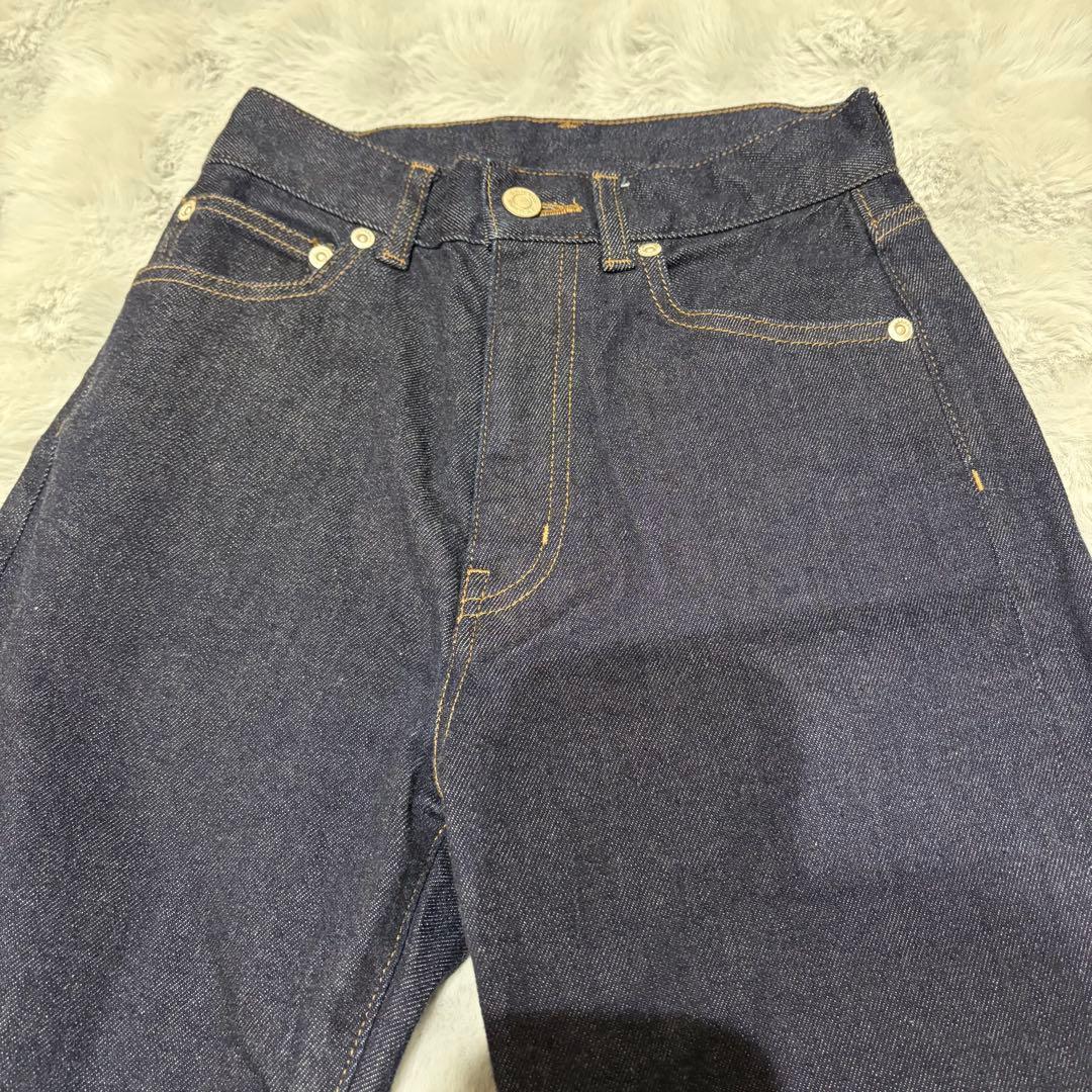 美品♡anuans ロールアップデザインデニムパンツ　サイズ0