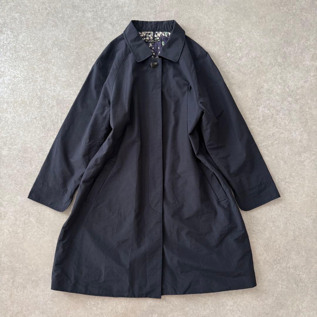 【美品】J.sloane ジェイスローアン リバティ スプリングコート ネイビー