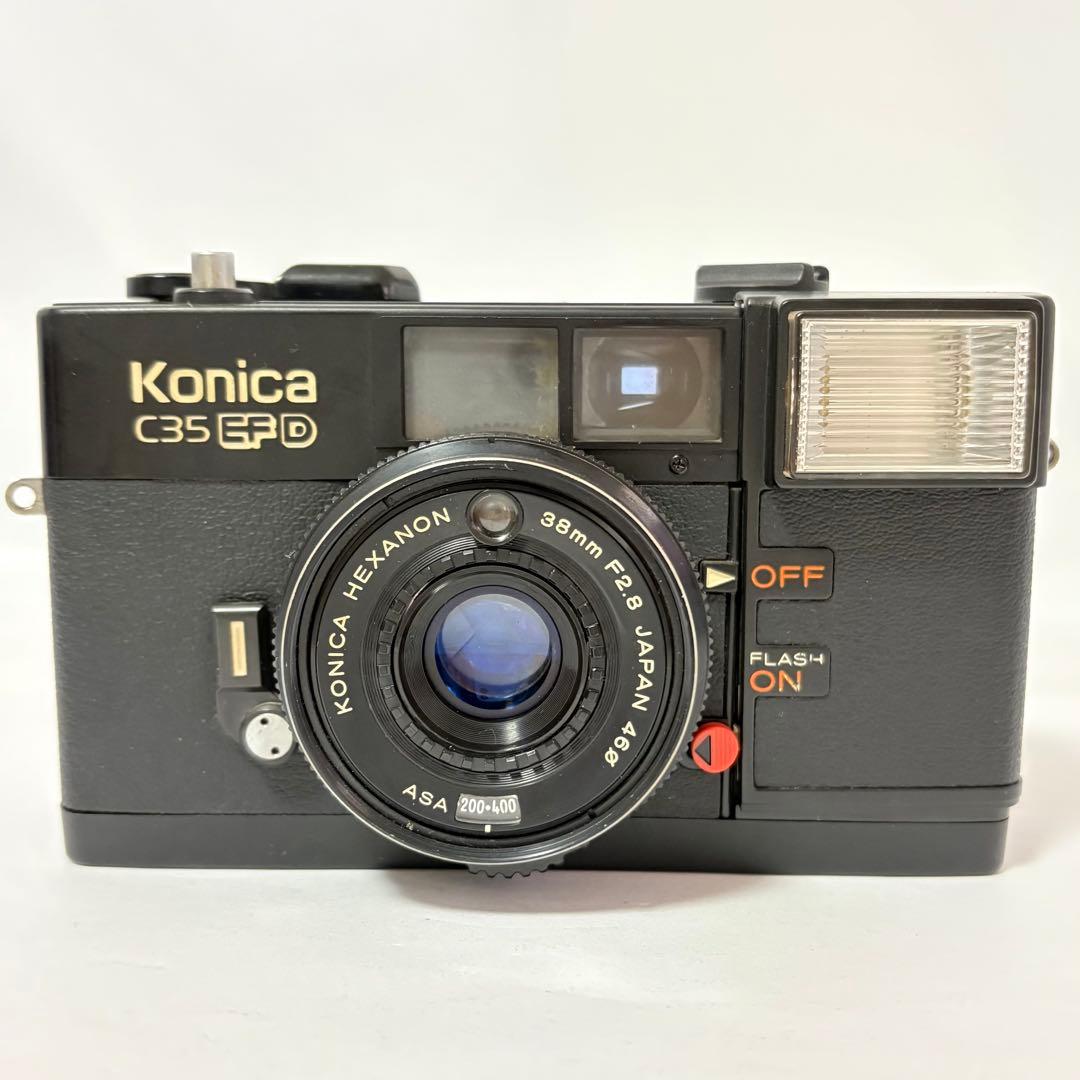 【完全動作】Konica コニカ C35 EF D コンパクトカメラ #421