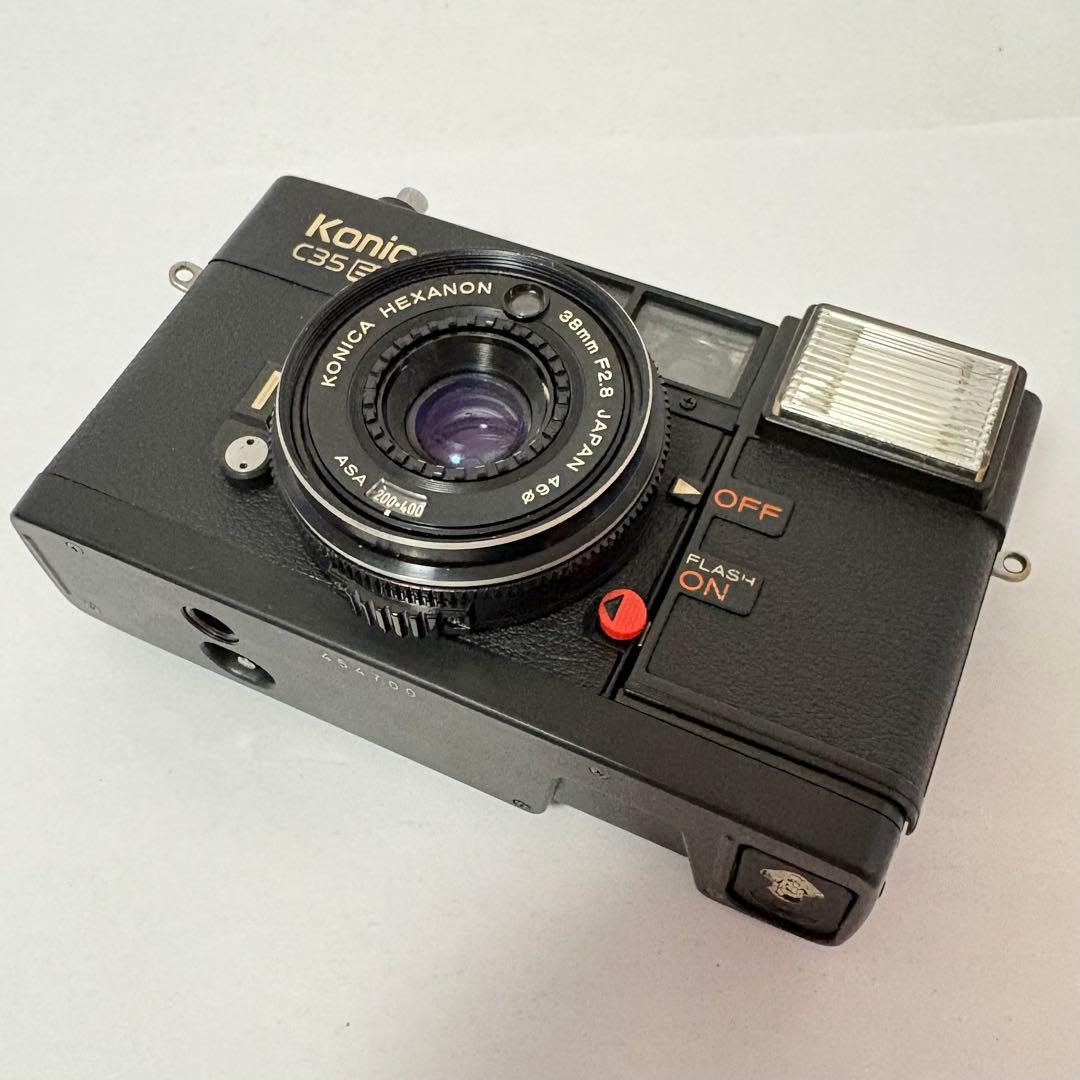 【完全動作】Konica コニカ C35 EF D コンパクトカメラ #421